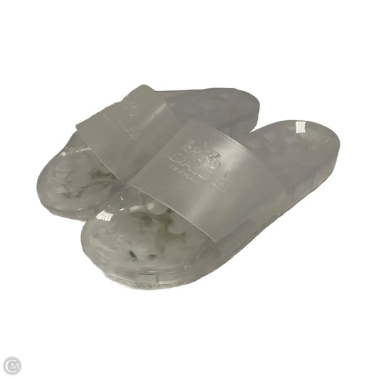 Sandals Designer By Coach In Clear, Size: 7