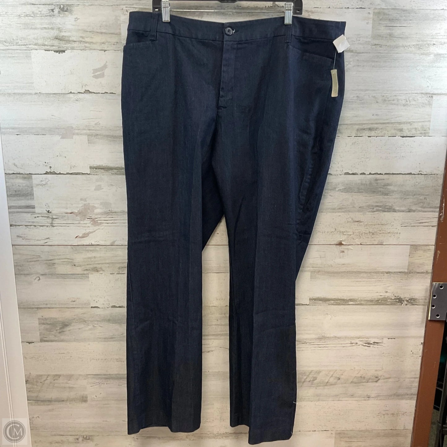 Jeans Straight By St Johns Bay In Blue Denim, Size: 22