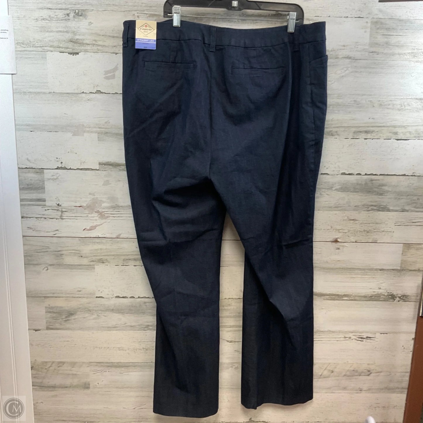 Jeans Straight By St Johns Bay In Blue Denim, Size: 22
