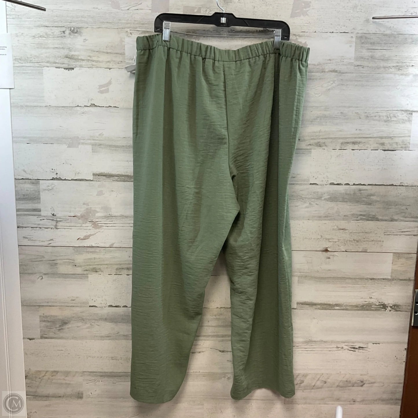 Pants Wide Leg By Alfred Dunner In Green, Size: 2x
