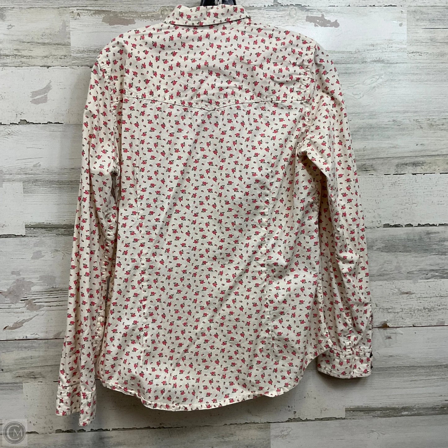 Blouse Long Sleeve By Carhartt In Cream, Size: L