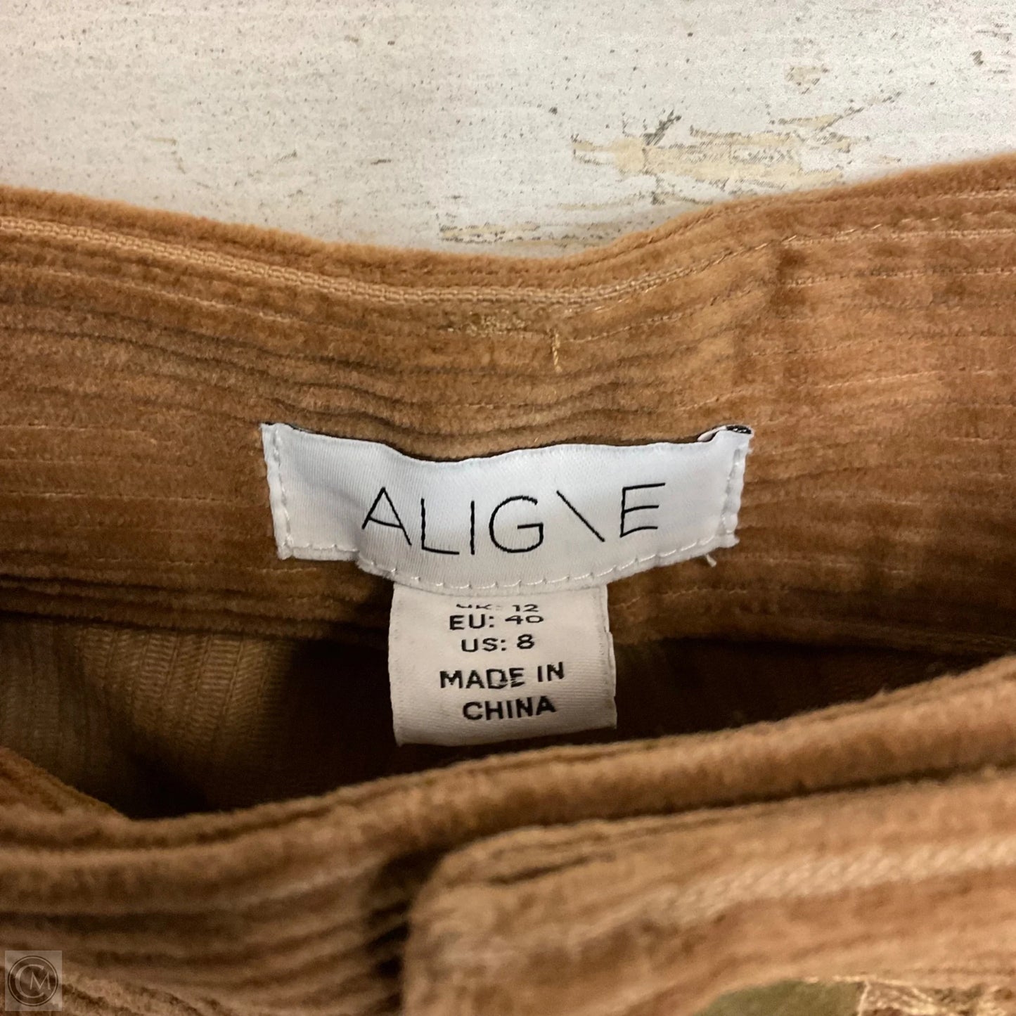 Pants Corduroy By Aligne In Brown, Size: 8