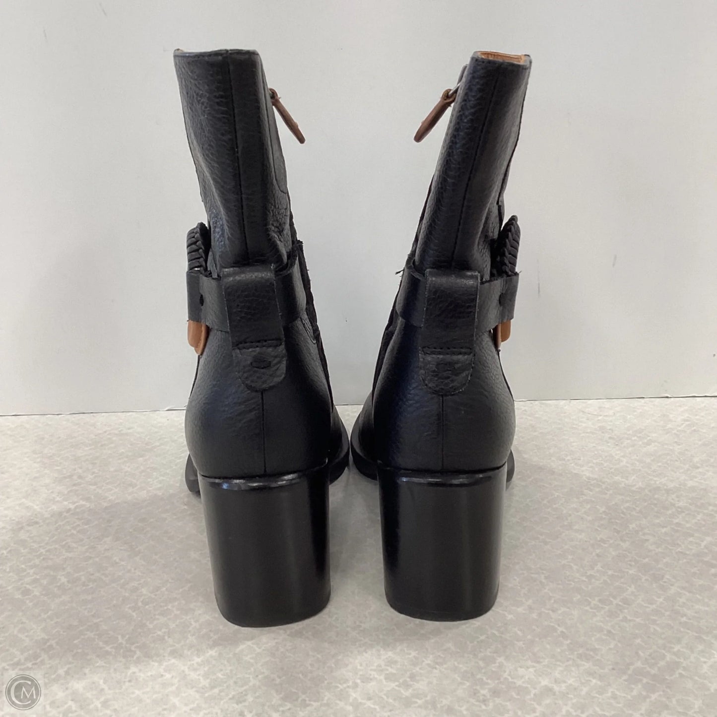 Boots Ankle Heels By Gentle Souls In Black, Size: 8