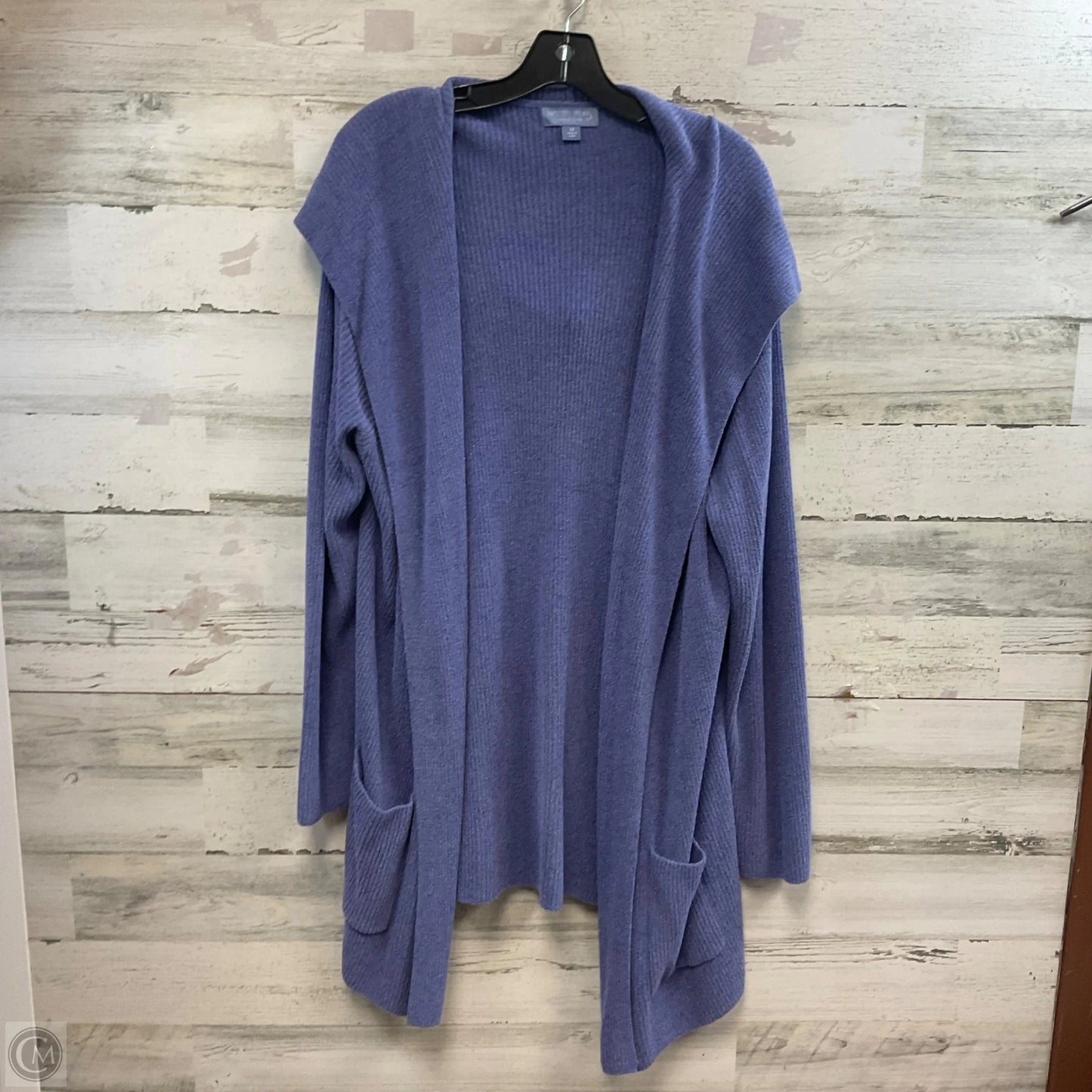 Sweater Cardigan By Barefoot Dreams In Purple, Size: 2x