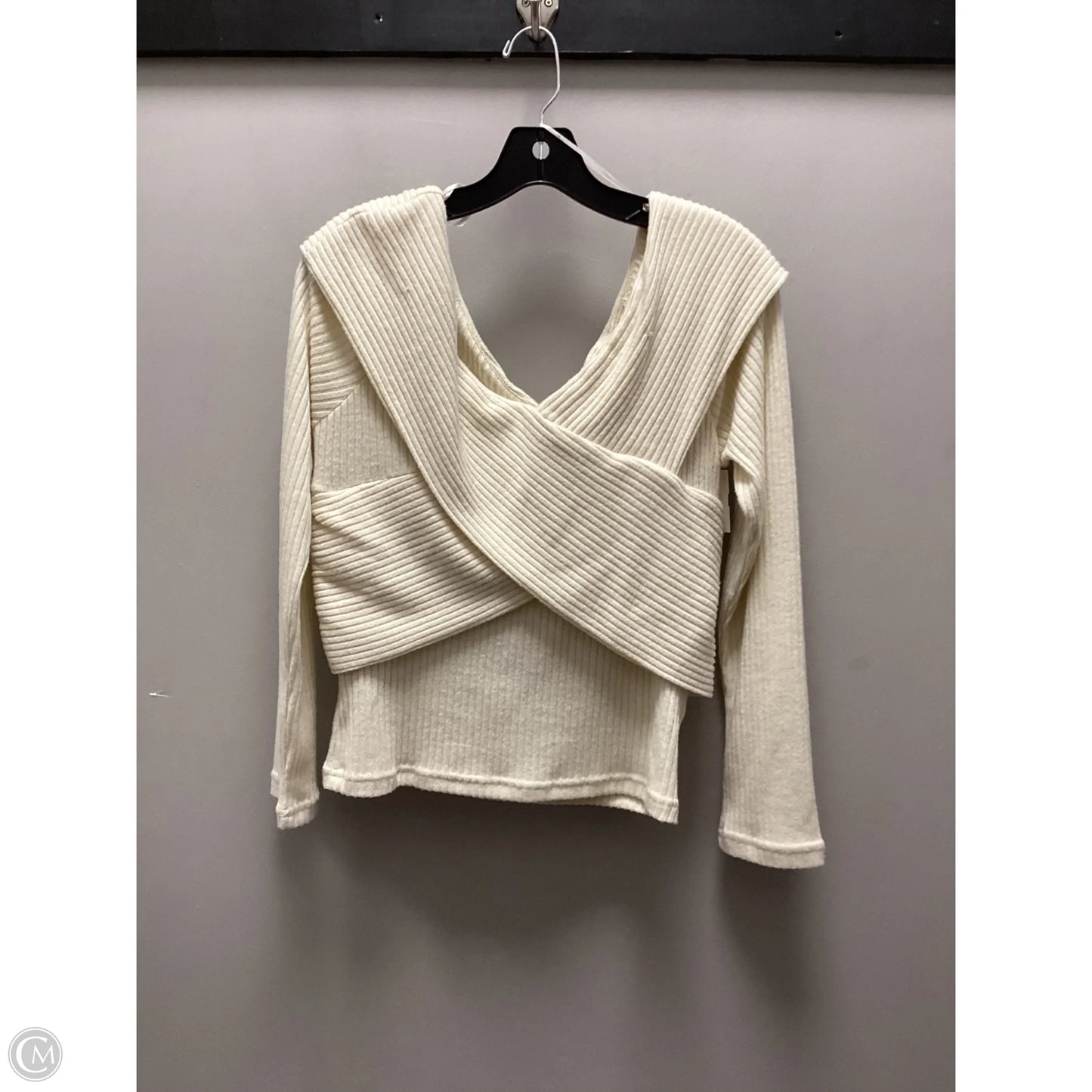 Skirt Set 2pc By Allie Rose In Cream, Size: L