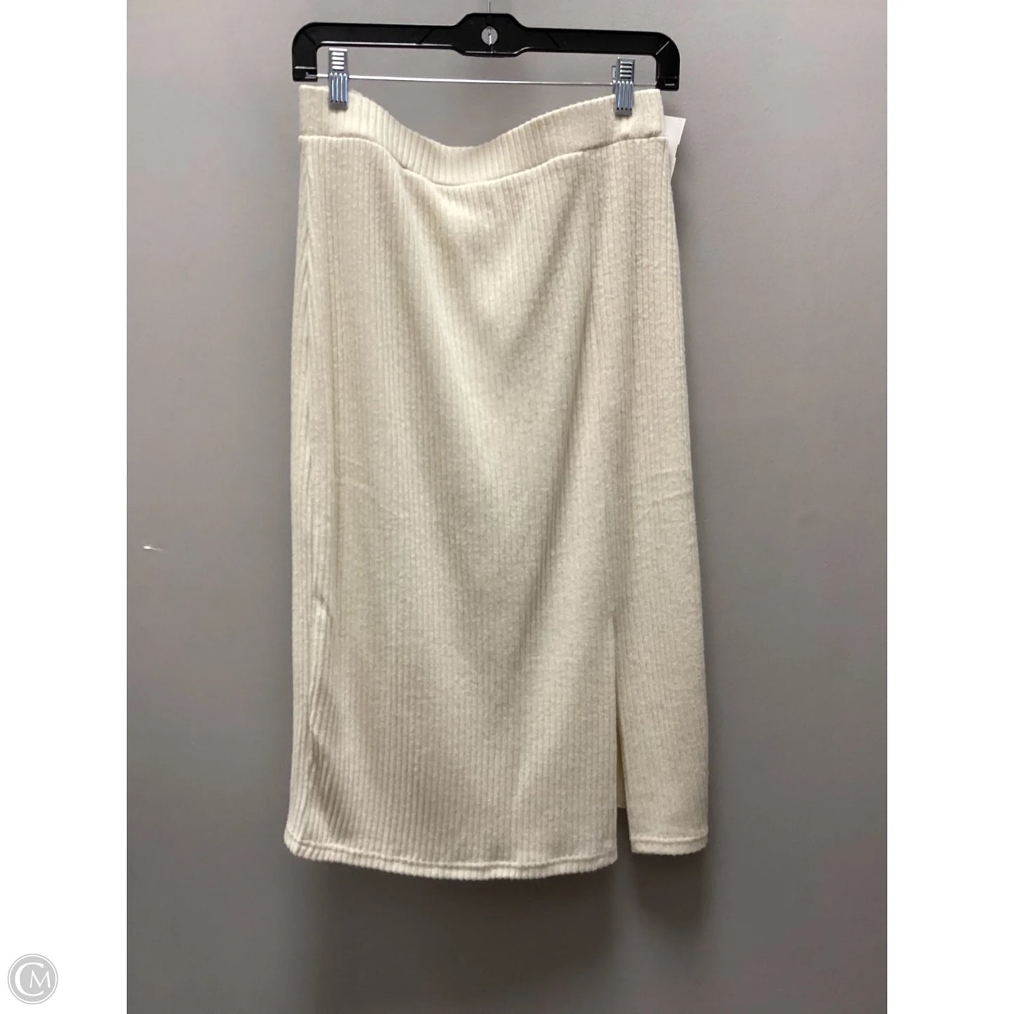 Skirt Set 2pc By Allie Rose In Cream, Size: L