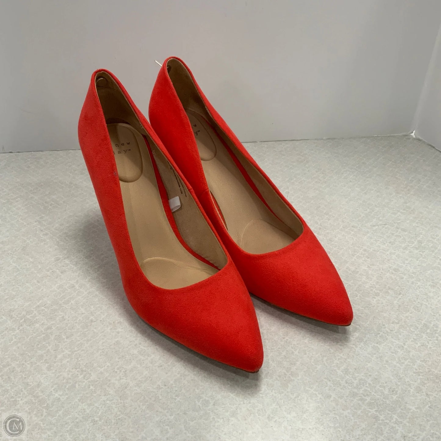 Shoes Heels Stiletto By A New Day In Orange, Size: 11