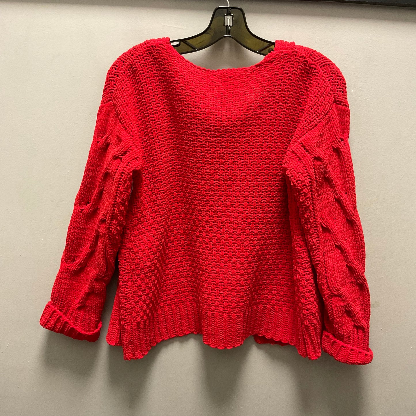 Sweater Cardigan By Harper In Red, Size: S