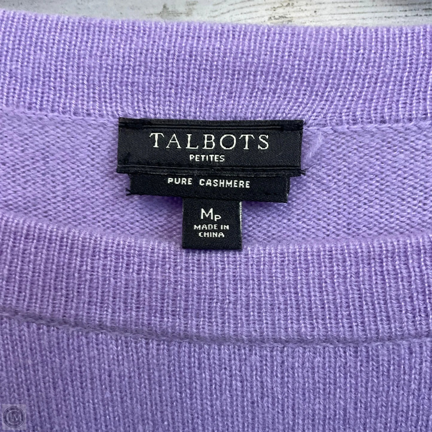 Sweater Cashmere By Talbots In Purple, Size: Mp