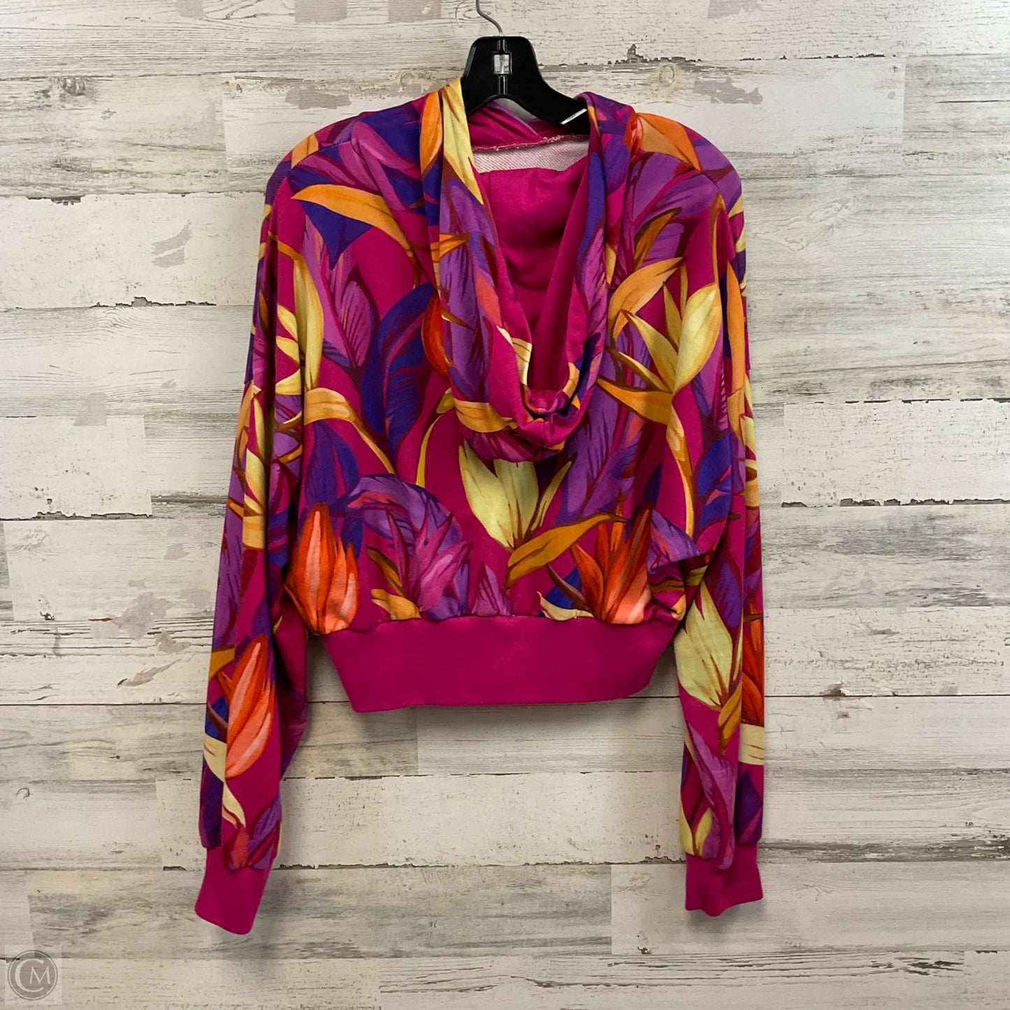 Sweatshirt Hoodie By Farm Rio In Purple, Size: Xl