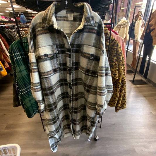 Jacket shirt  By Sans Souci In Brown, Size: M