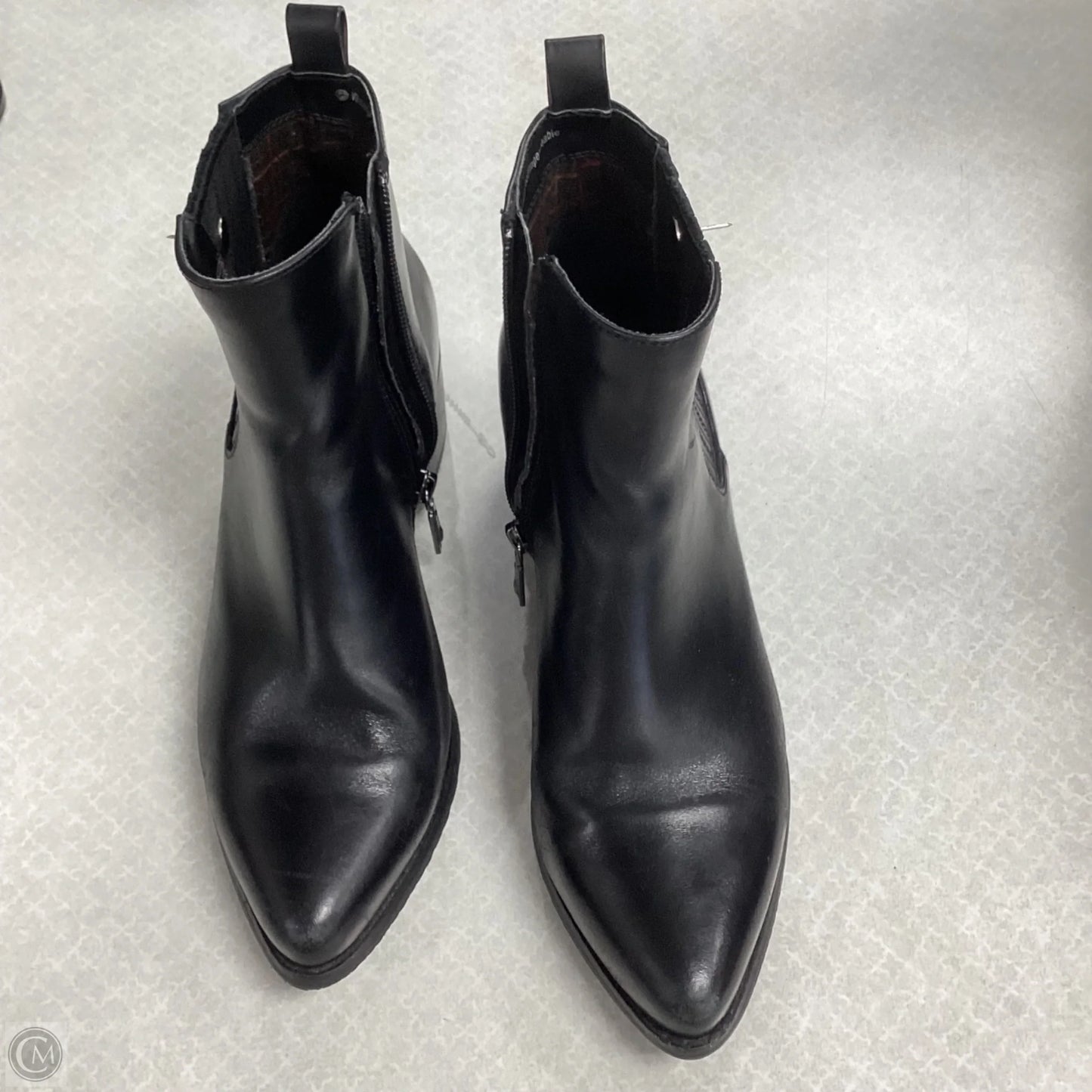 Boots Ankle Heels By Blondo In Black, Size: 7.5