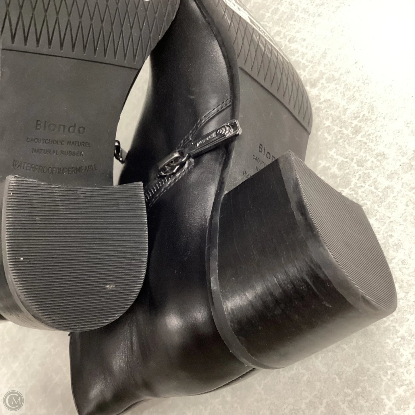 Boots Ankle Heels By Blondo In Black, Size: 7.5