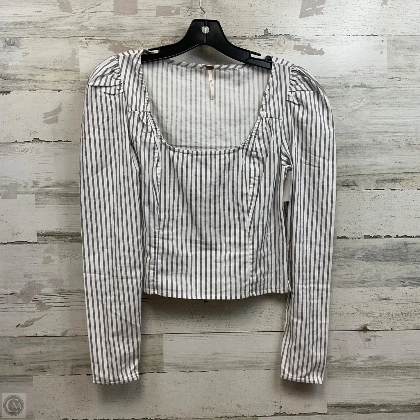 Top Long Sleeve By Free People In Grey, Size: S