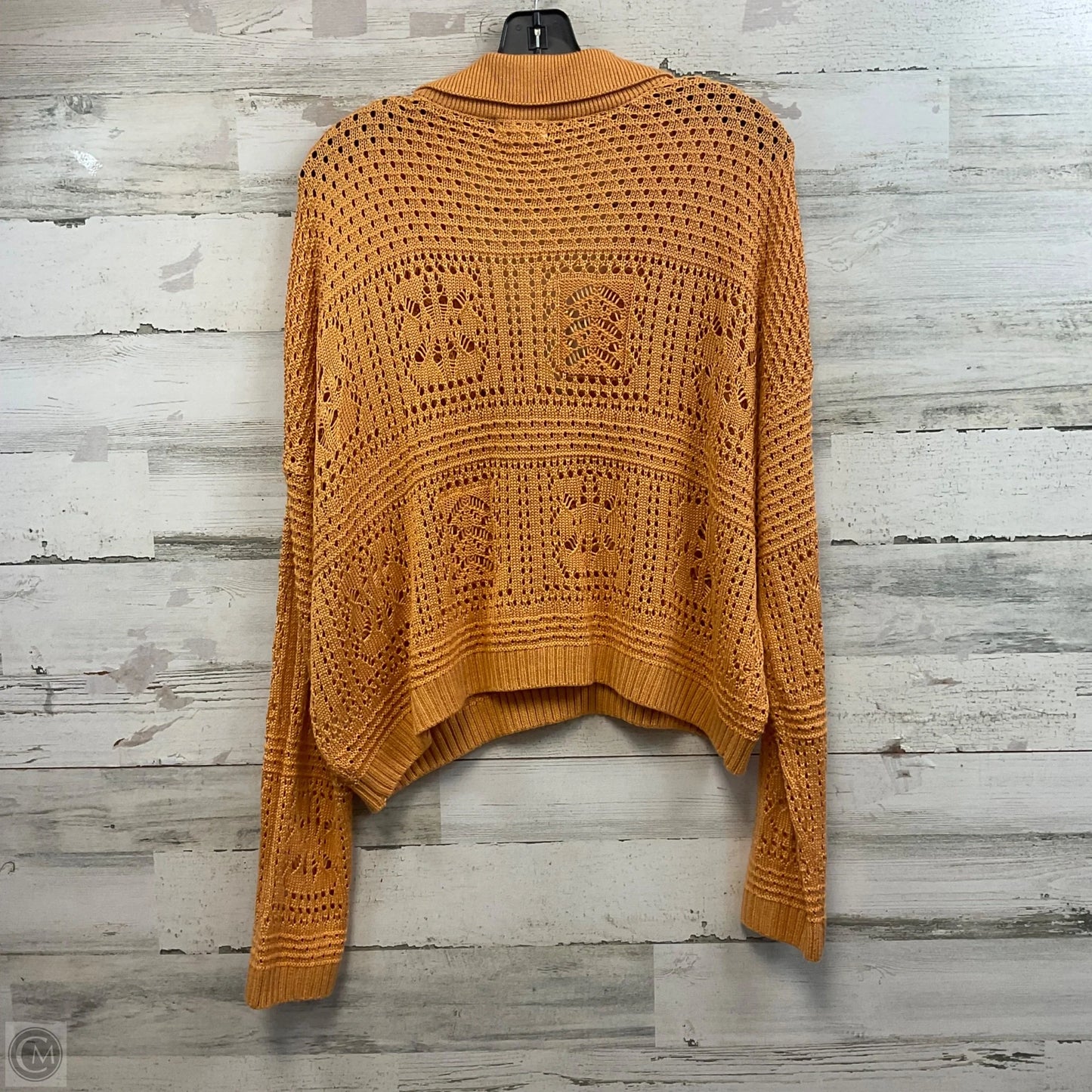 Sweater By Elan In Orange, Size: M