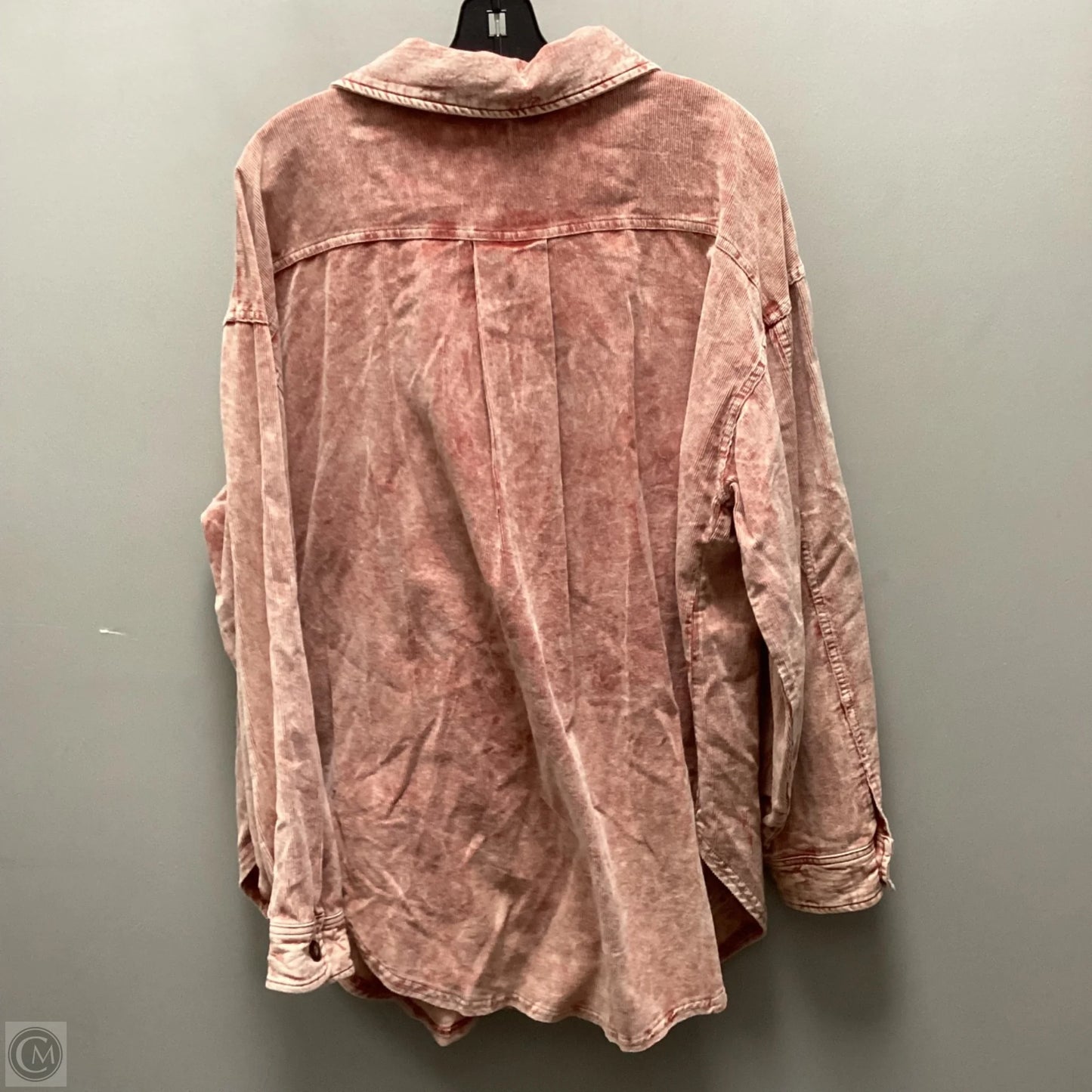 Jacket Shirt By Bibi In Red, Size: L