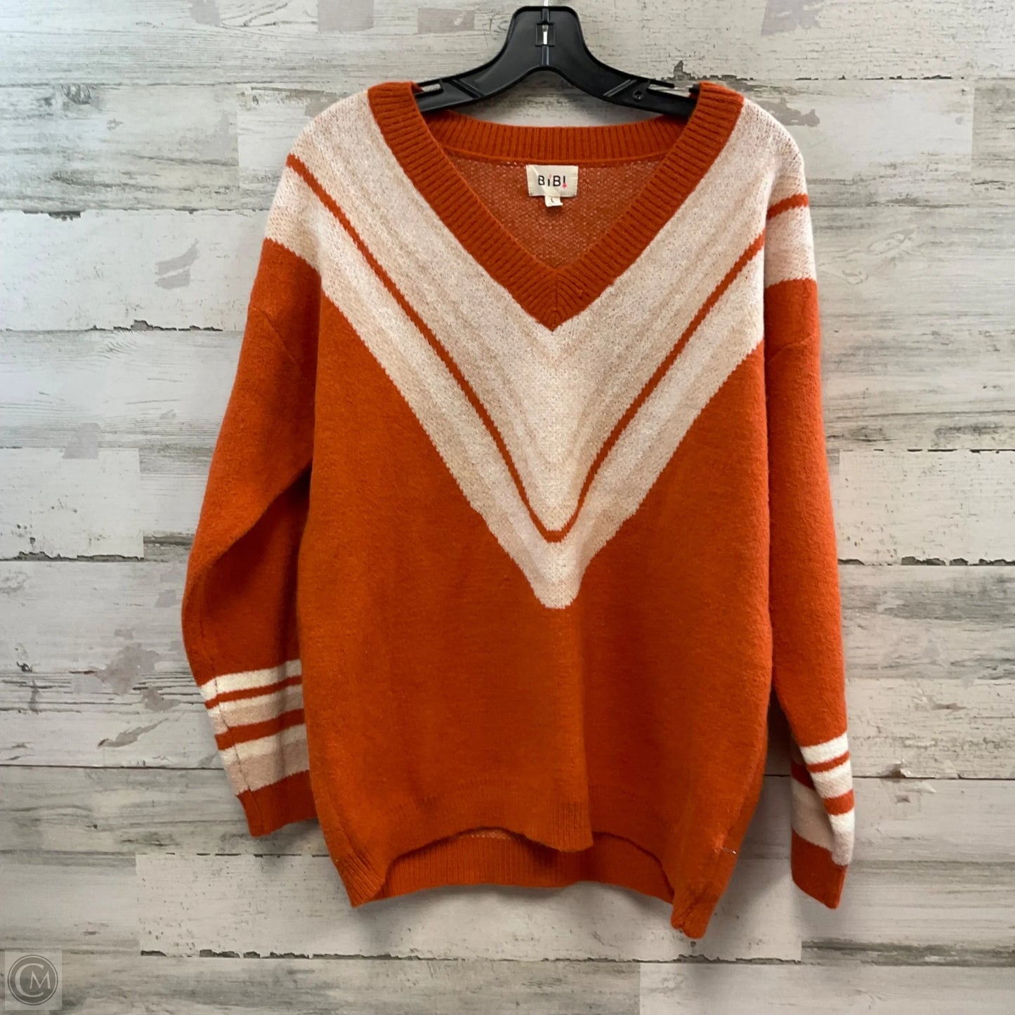 Sweater By Bibi In Orange, Size: L