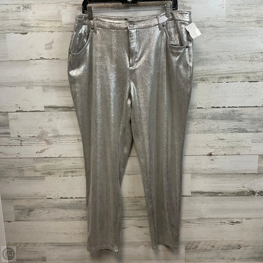 Pants Other By Eric In Silver, Size: 16