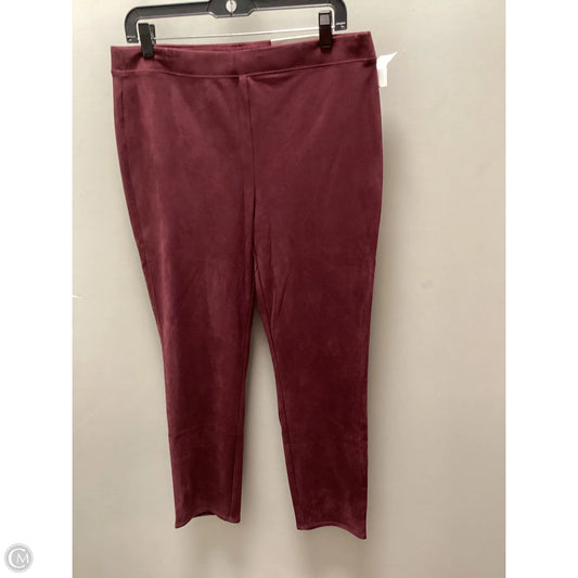 Pants Dress By Chicos In Maroon, Size: 8