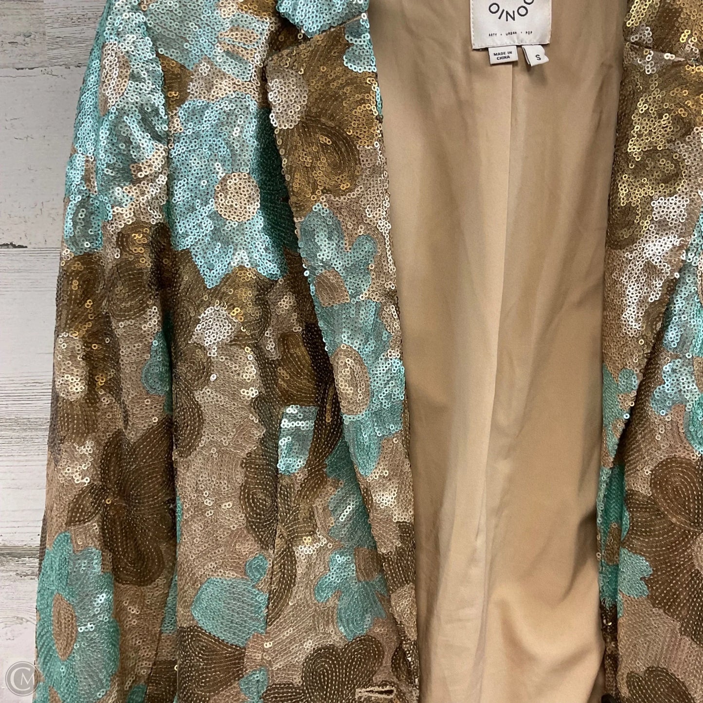 Blazer By Lili Sidonio In Gold, Size: S