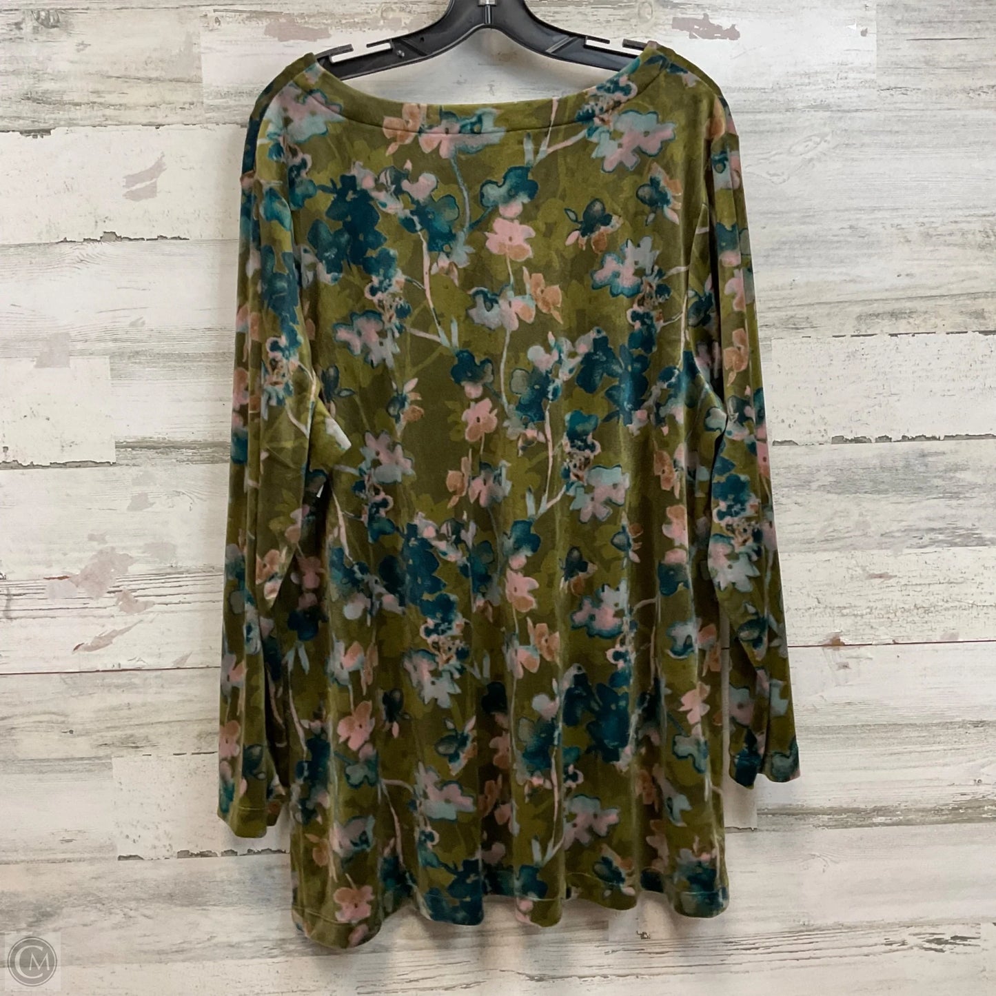Blouse Long Sleeve By Pure Jill In Green, Size: 2x