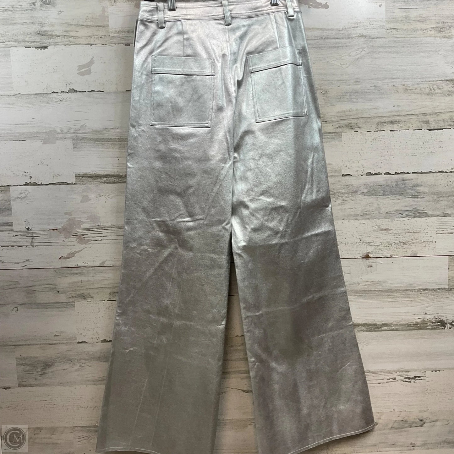 Pants Wide Leg By Annie Wear In Silver, Size: M