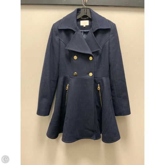 Coat Wool By Laundry In Blue, Size: M
