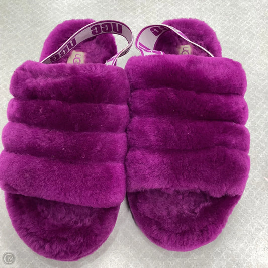 Slippers By Ugg In Purple, Size: 8