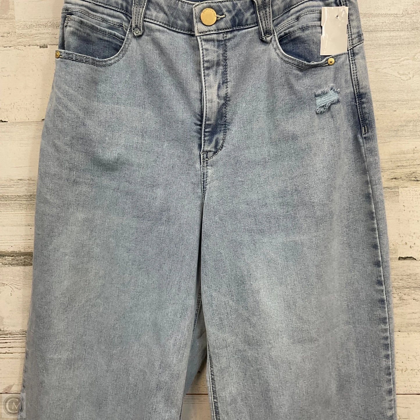 Jeans Wide Leg By Democracy In Blue Denim, Size: 12