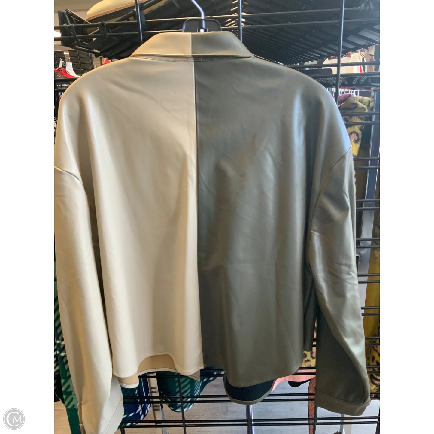 Top Long Sleeve By j.nna In Brown, Size: M