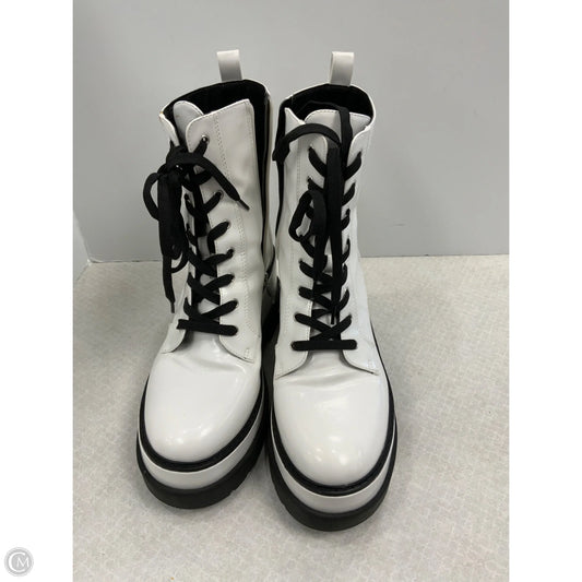 Boots Combat By Jessica Simpson In White, Size: 9