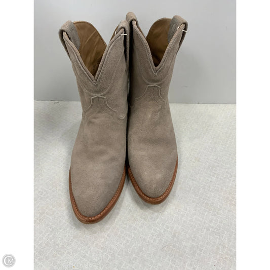 Boots Ankle Heels By tecova In Grey, Size: 10