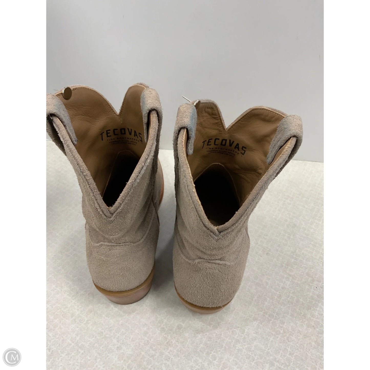 Boots Ankle Heels By tecova In Grey, Size: 10