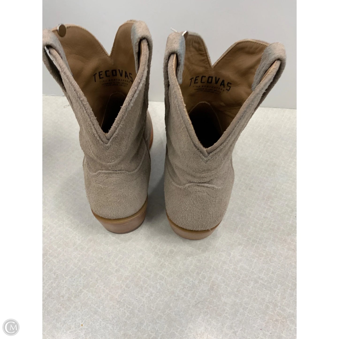 Boots Ankle Heels By tecova In Grey, Size: 10