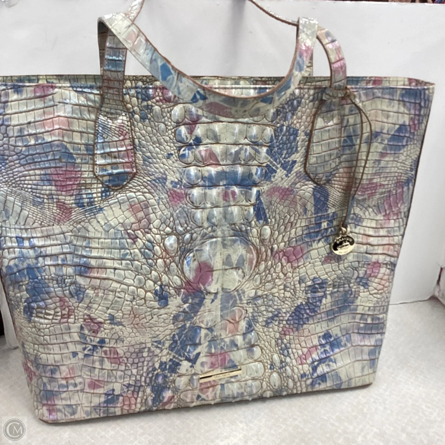 Handbag Designer By Brahmin, Size: Large