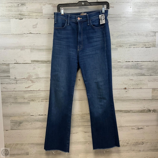 Jeans Straight By Mother In Blue Denim, Size: 8