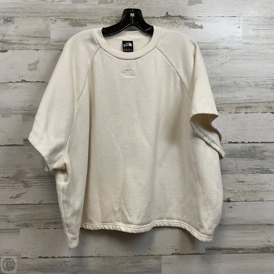 Sweatshirt Crewneck By The North Face In Cream, Size: Xxl