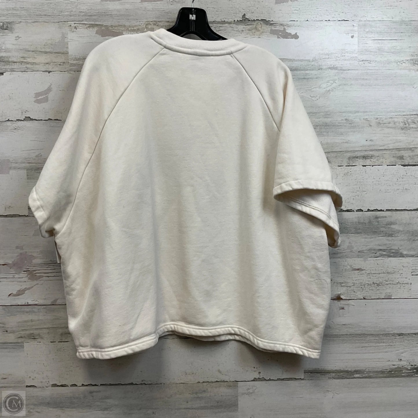 Sweatshirt Crewneck By The North Face In Cream, Size: Xxl