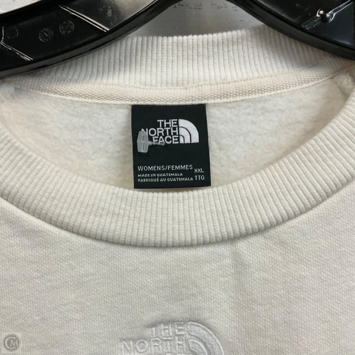 Sweatshirt Crewneck By The North Face In Cream, Size: Xxl