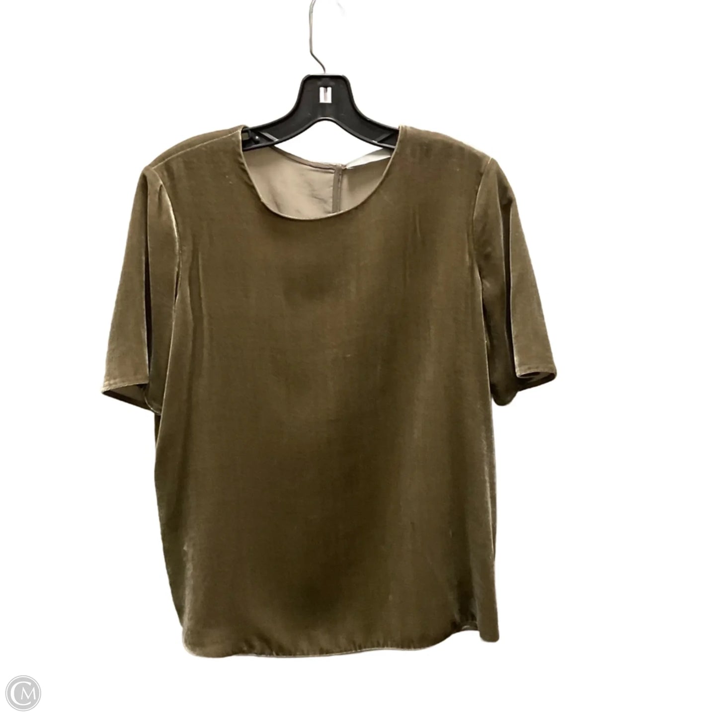 Blouse Short Sleeve By Vince In Green, Size: Xs