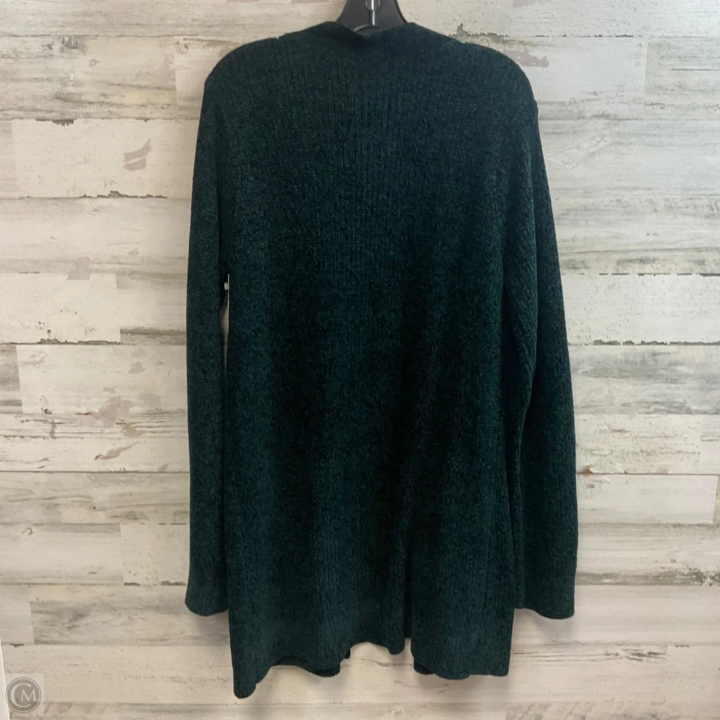 Sweater Cardigan By Matty M In Green, Size: Xl