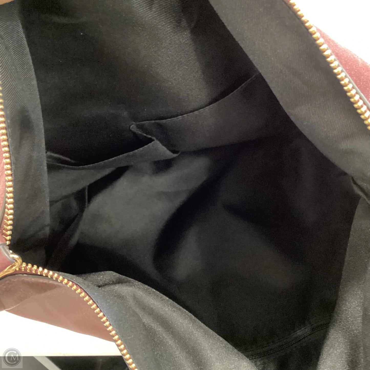 Handbag Leather By Vince Camuto, Size: Large
