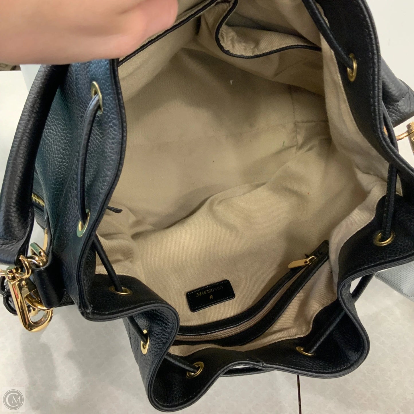 Handbag Leather By ORA DELPHINE, Size: Large