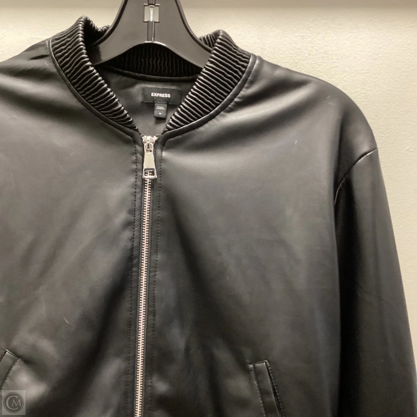 Jacket Other By Express In Black, Size: M