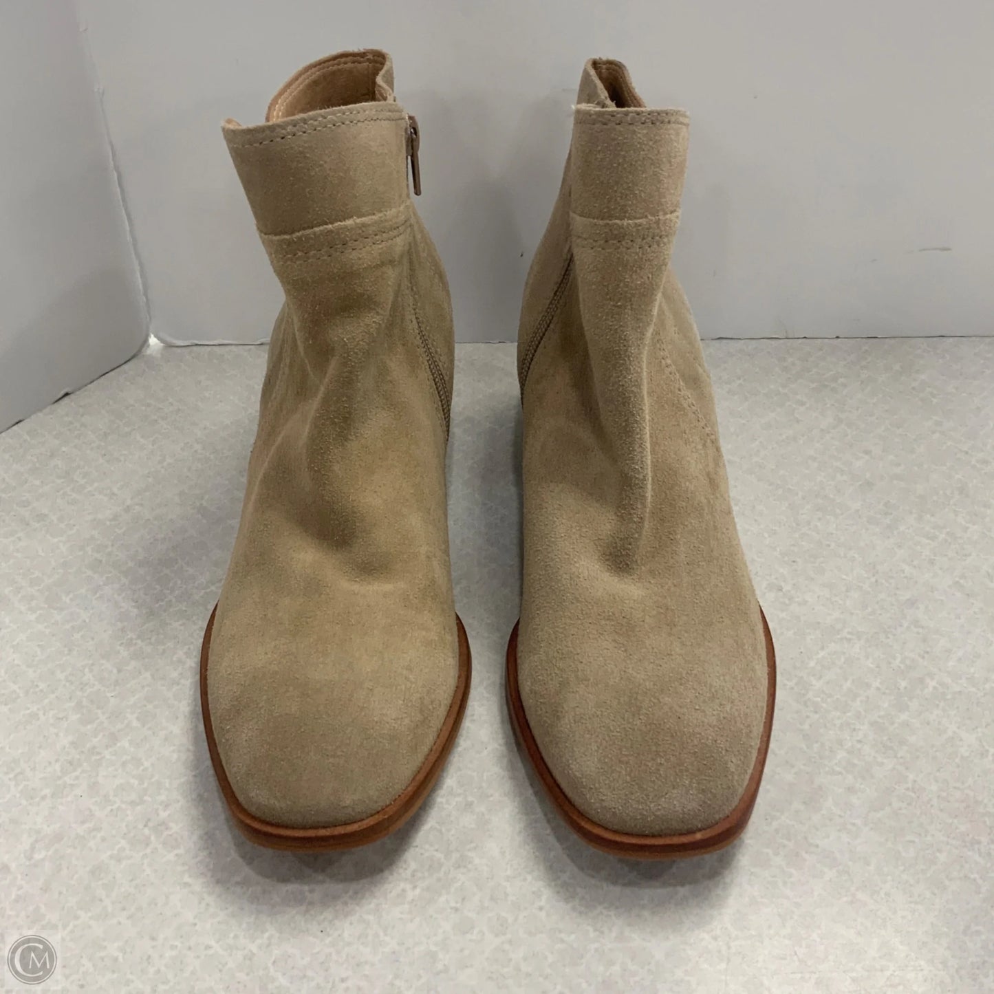 Boots Ankle Heels By Lucky Brand In Brown, Size: 9.5