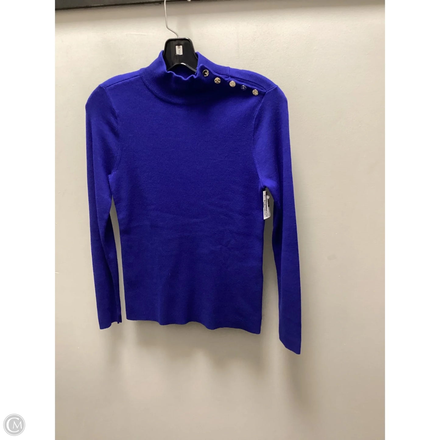 Sweater By Chicos In Blue, Size: Xs