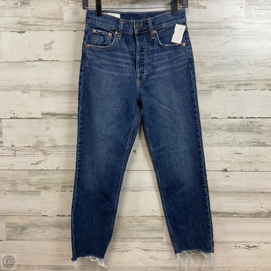 Jeans Straight By Gap In Blue Denim, Size: 2