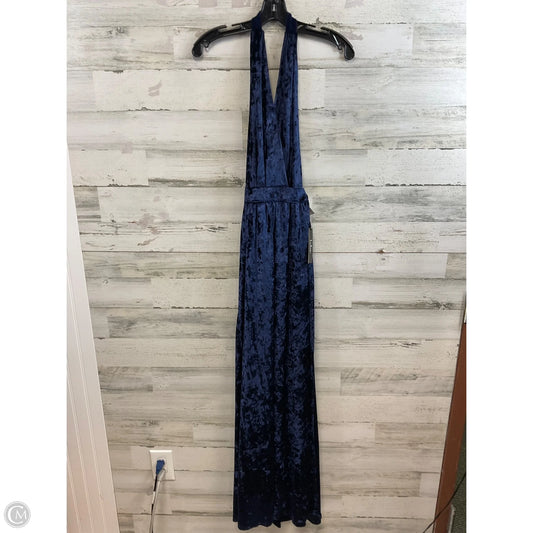 Dress Party Long By Lulus In Blue, Size: M
