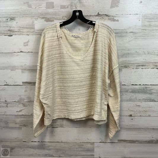 Top Long Sleeve By We The Free In Cream, Size: Xl