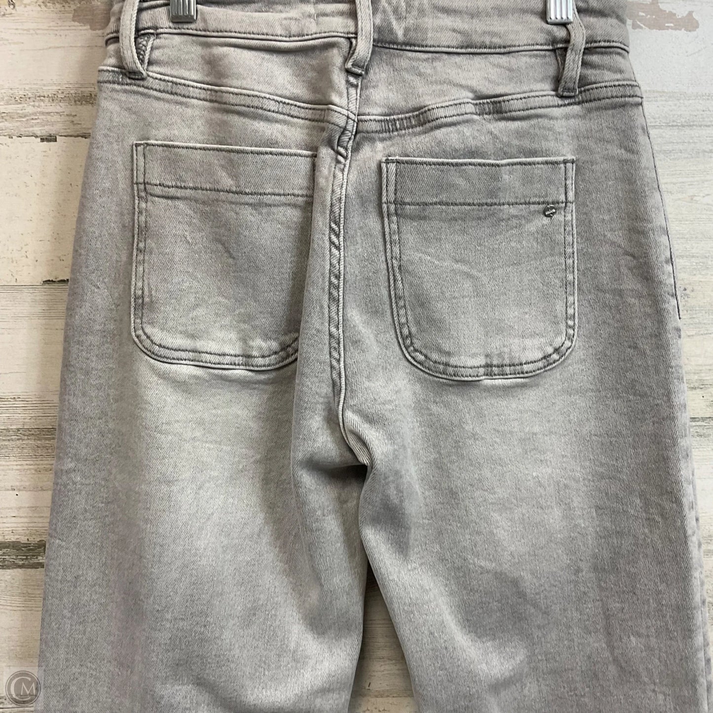Jeans Straight By Mica In Grey Denim, Size: 0